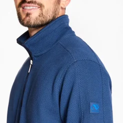 Club 1879 Leinster Half Zip Rib Sweatshirt - Blue