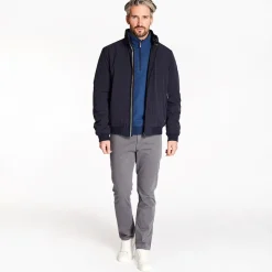 Club 1879 Leinster Half Zip Rib Sweatshirt - Blue