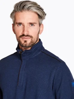 Club 1879 Leinster Half Zip Two Tone Sweatshirt - Navy