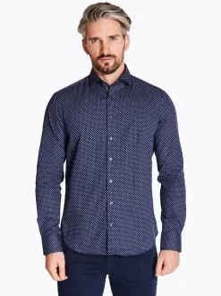 Club 1879 Leinster Print Shirt - Navy