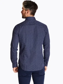 Club 1879 Leinster Print Shirt - Navy