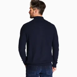 Club 1879 Leinster Quarter Zip Knit - Navy