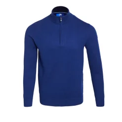 Club 1879 Leinster Quarter Zip Knit - Blue