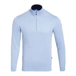 Club 1879 Leinster Quarter Zip Knit - Blue
