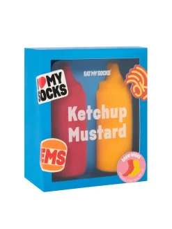 Eat My Socks Ketchup & Mustard Gift Box Socks