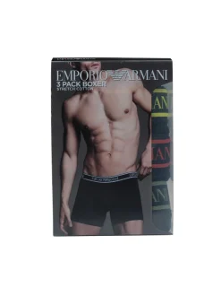 Emporio Armani 3 Pack Boxer - Black