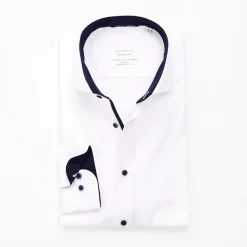 Eterna Plain Opaque Cover Shirt - White