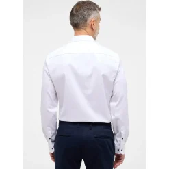 Eterna Plain Opaque Cover Shirt - White