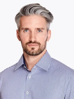 Eterna Stripe Shirt - Navy