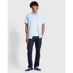 Farah Brewer Short Sleeve Shirt - Blue