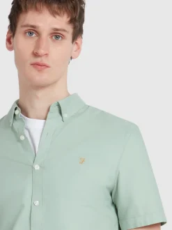 Farah Brewer Short Sleeve Shirt - Green