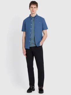 Farah Brewer Short Sleeve Shirt - Blue