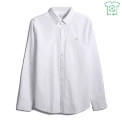 Farah Brewer Slim Fit Shirt - White