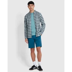 Farah Hawk Gmt Dye Chino Short - Green