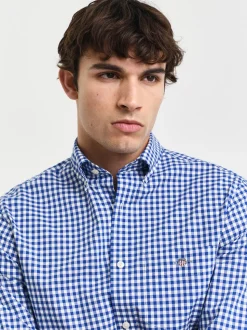 Gant Classic Gingham Shirt - Blue