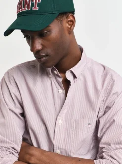 Gant Classic Poplin Banker Shirt - Red