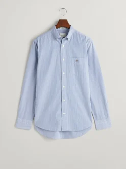Gant Classic Poplin Banker Shirt - Blue