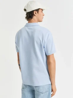 Gant Shield Pique Polo - Blue