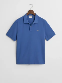 Gant Shield Pique Polo - Blue