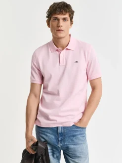 Gant Shield Pique Polo - Pink
