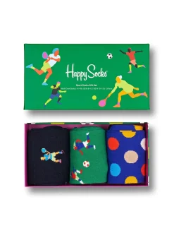 Happy Socks 3-Pack Sporty Gift Set
