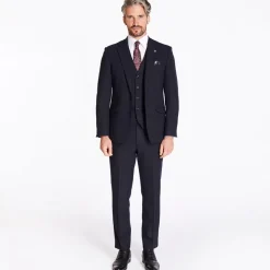 Herbie Frogg Honeycomb 3 Piece Suit - Navy