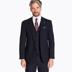 Herbie Frogg Honeycomb 3 Piece Suit - Navy