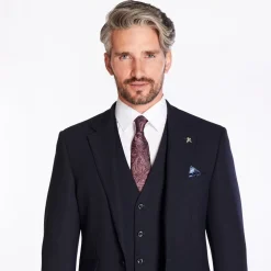 Herbie Frogg Honeycomb 3 Piece Suit - Navy