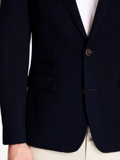 Herbie Frogg Honeycomb Blazer - Navy