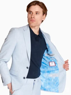 Herbie Frogg Linen Mix 2 Piece Suit - Blue