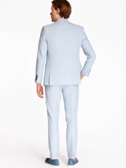 Herbie Frogg Linen Mix 2 Piece Suit - Blue