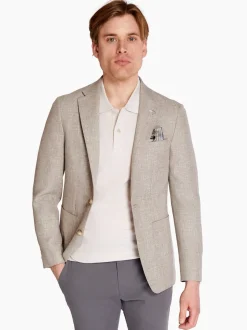 Herbie Frogg Plain Blazer - Stone