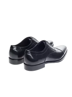 John White Guildhall Leather Shoe - Black