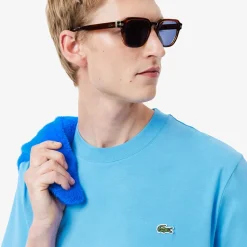 Lacoste Classic Cotton Jersey T-Shirt - Blue