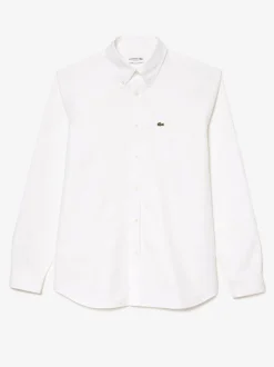 Lacoste Cotton Oxford Shirt - White