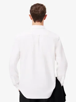 Lacoste Cotton Oxford Shirt - White