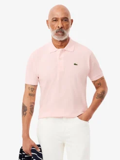 Lacoste Original Cotton Pique Polo - Pink