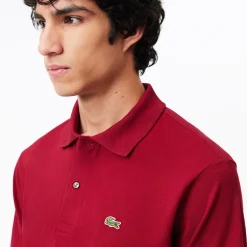 Lacoste Original Cotton Pique Polo - Red