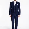 Marco Capelli Alberto Check Suit - Navy