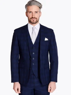 Marco Capelli Alberto Check Suit - Navy