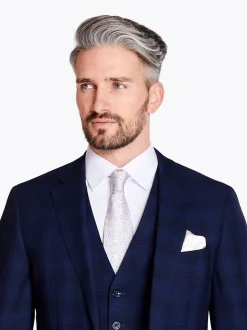 Marco Capelli Alberto Check Suit - Navy