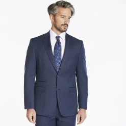Marco Capelli Birdseye 2 Piece Suit - Navy