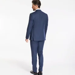 Marco Capelli Birdseye 2 Piece Suit - Navy