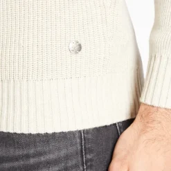 Marco Capelli Button Fisherman Rib Knit - Brown