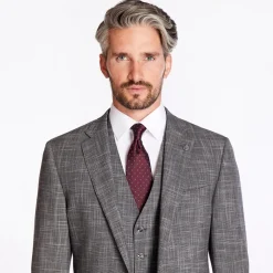Marco Capelli Check Suit - Grey