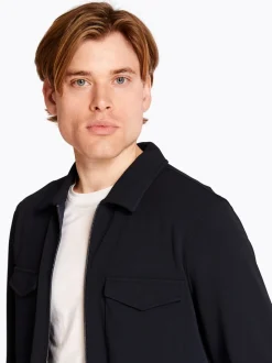 Marco Capelli Chest Pocket Overshirt - Navy