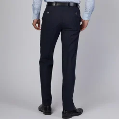 Marco Capelli Classic Regular Fit Trousers - Navy