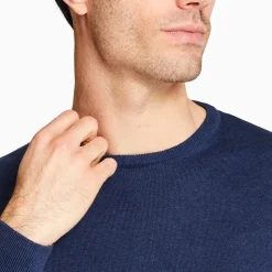 Marco Capelli Cotton Crew Neck Knit - Navy