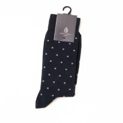 Marco Capelli Dot Socks - Navy
