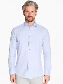 Marco Capelli Easy Care Fine Twill Shirt - Blue